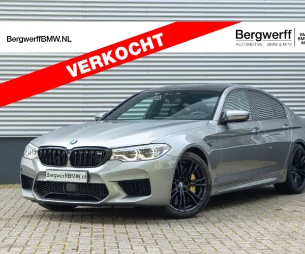 BMW M5 F90 Donington Grau metallic 2018 Merino Schwarz volleder Carbon Brakes Bergwerff