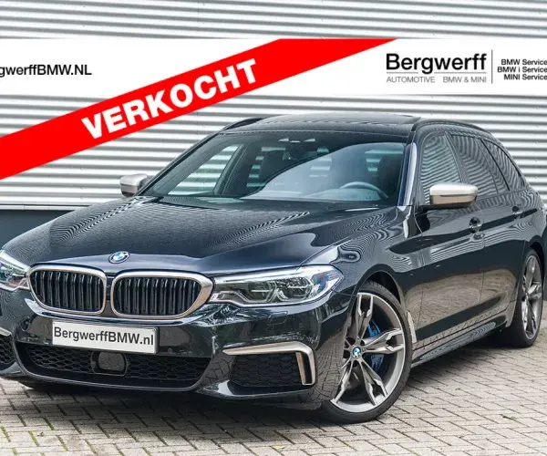 BMW M550d Touring G31 Exklusivleder Nappa Mokka Saphir Zwart 2018 Bergwerff
