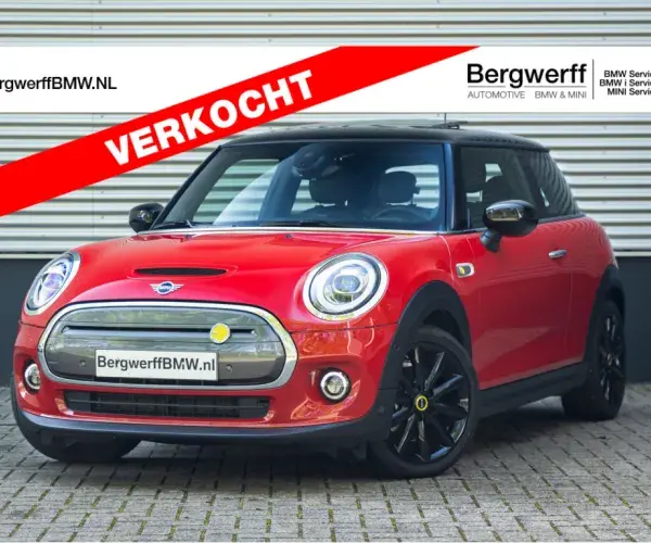MINI Electric Yours Chili red Yours leer lounge carbon black F57 Cooper SE Bergwerff