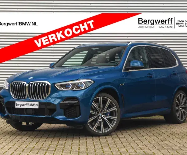 BMW X5 xDrive45e G05 BMW Individual Avus Blauw metallic Individual Vollederausstattung Schwarz