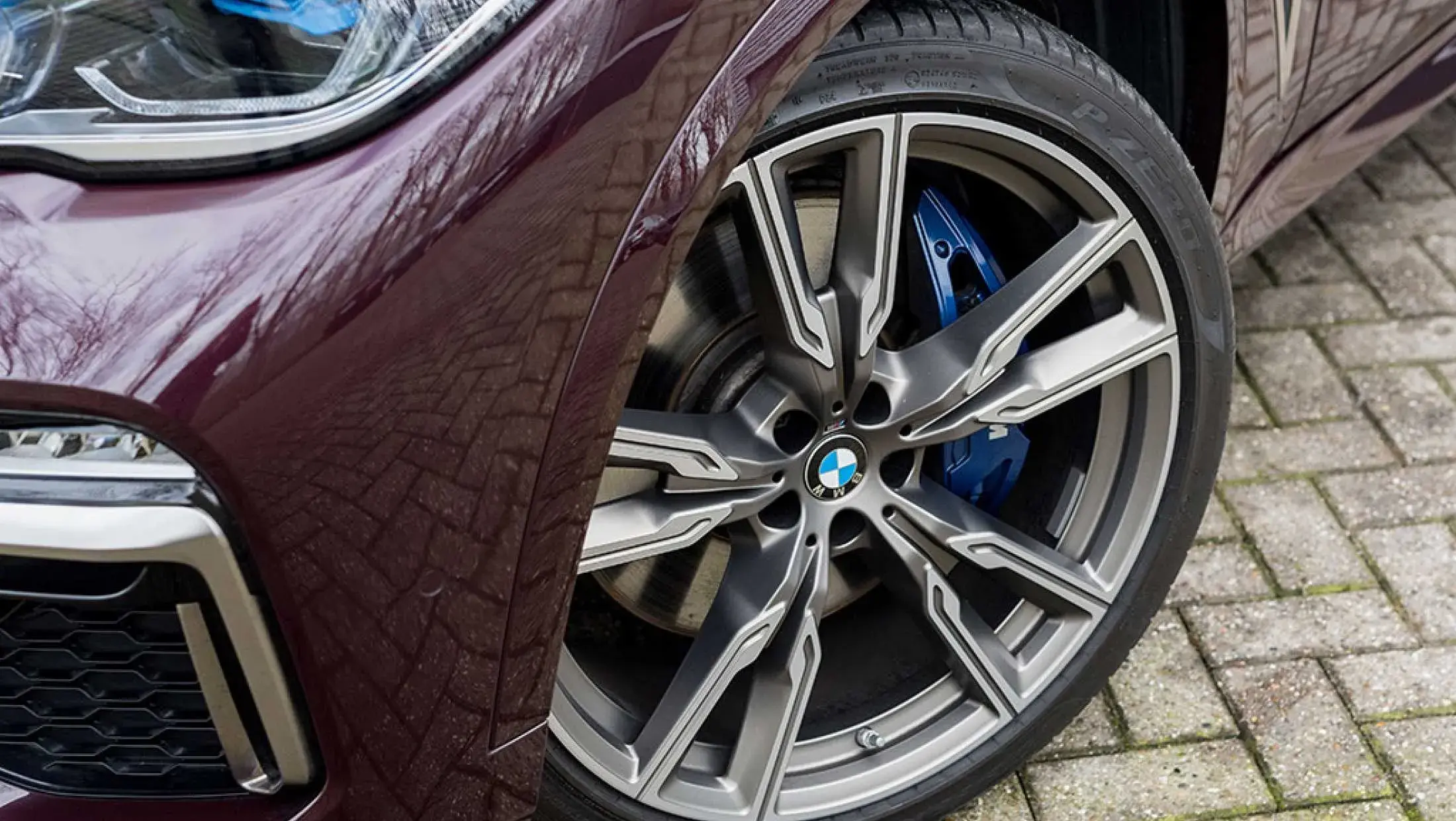 BMW x5 M50d BMW X5 grijs kenteken