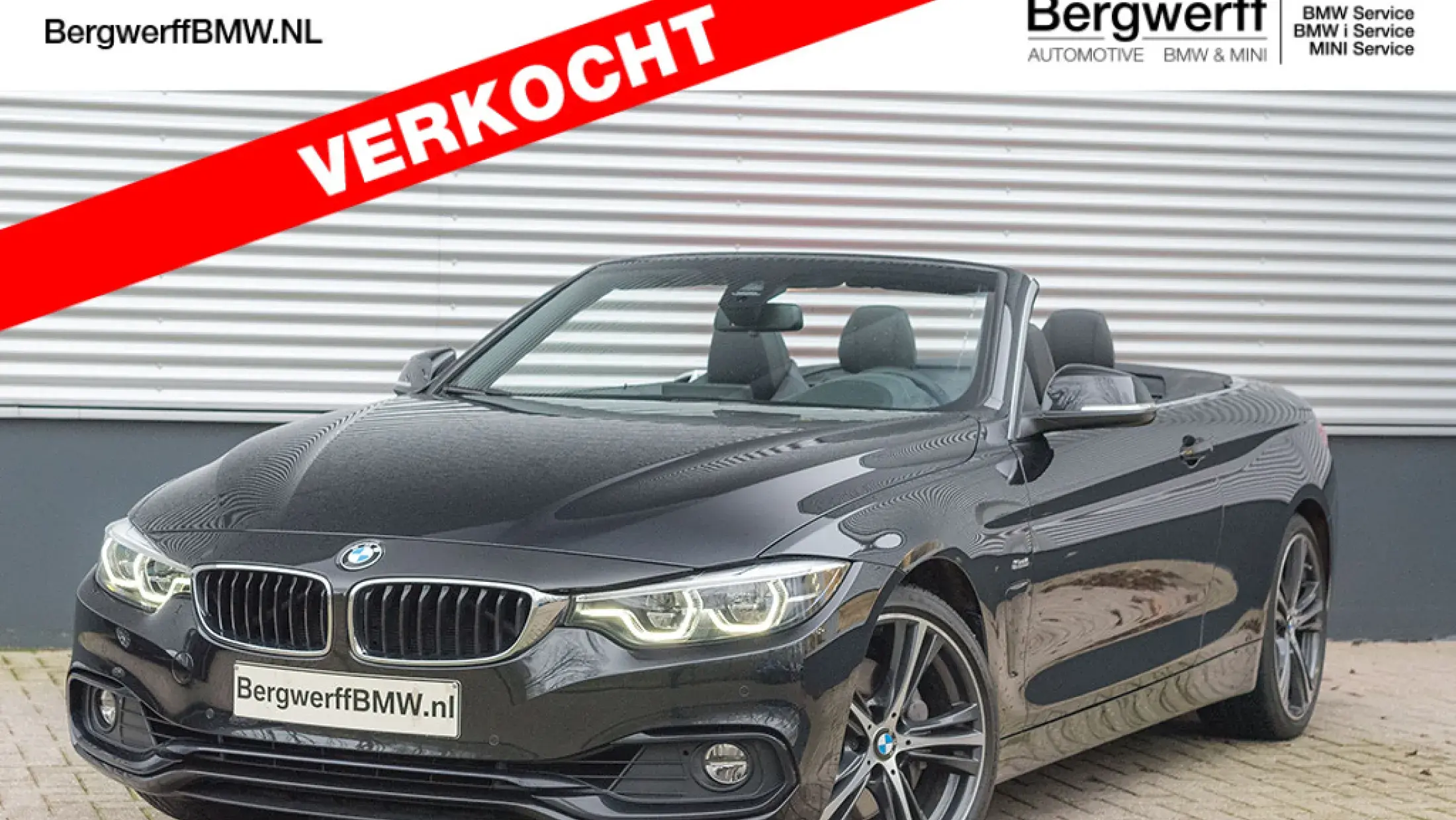 BMW 440i Cabrio F33 Saphir Zwart Dakota Schwarz High Executive Bergwerff