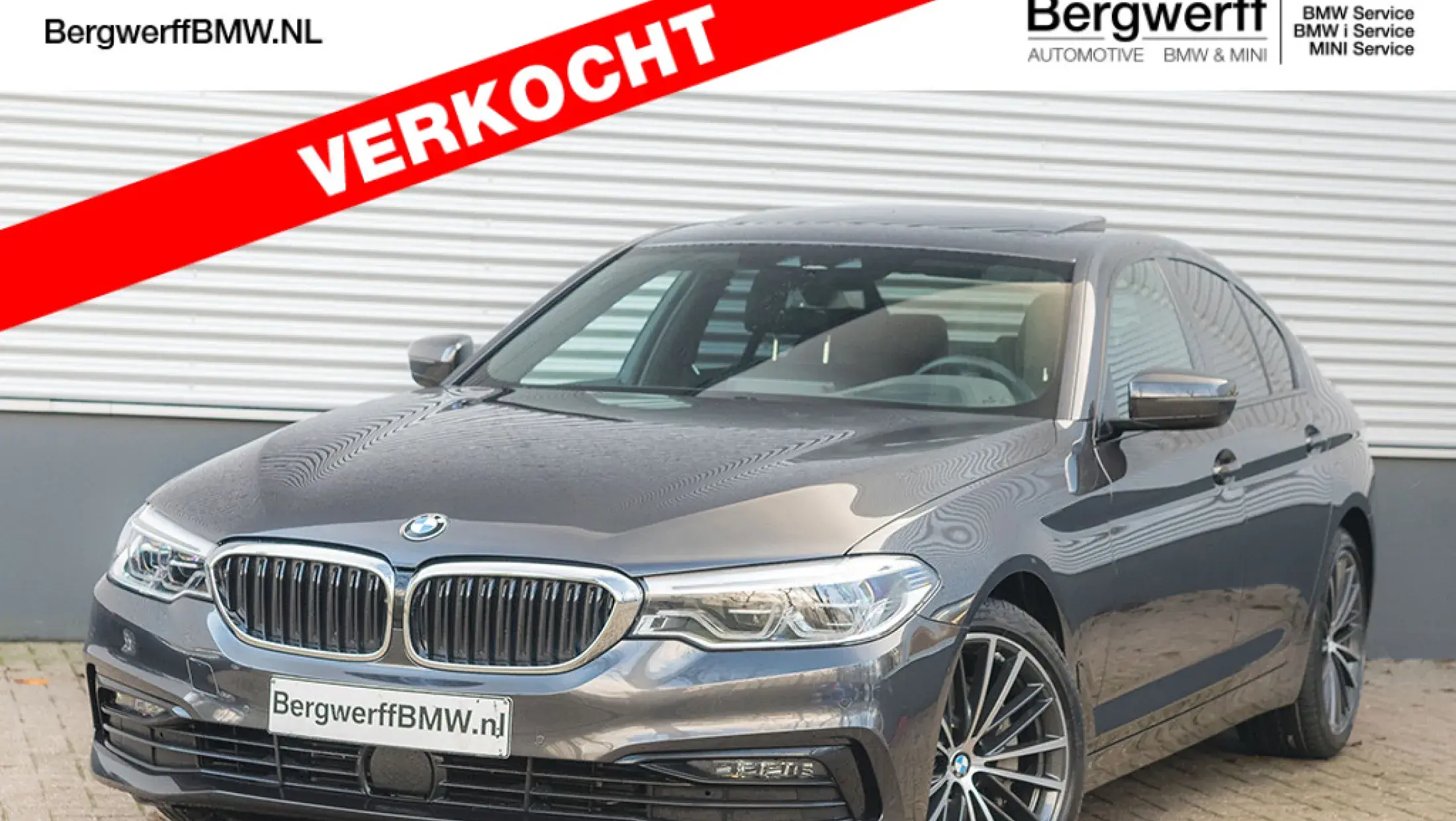 BMW 530i Sedan Sophistograu Nappa leder G30 High Executive Bergwerff