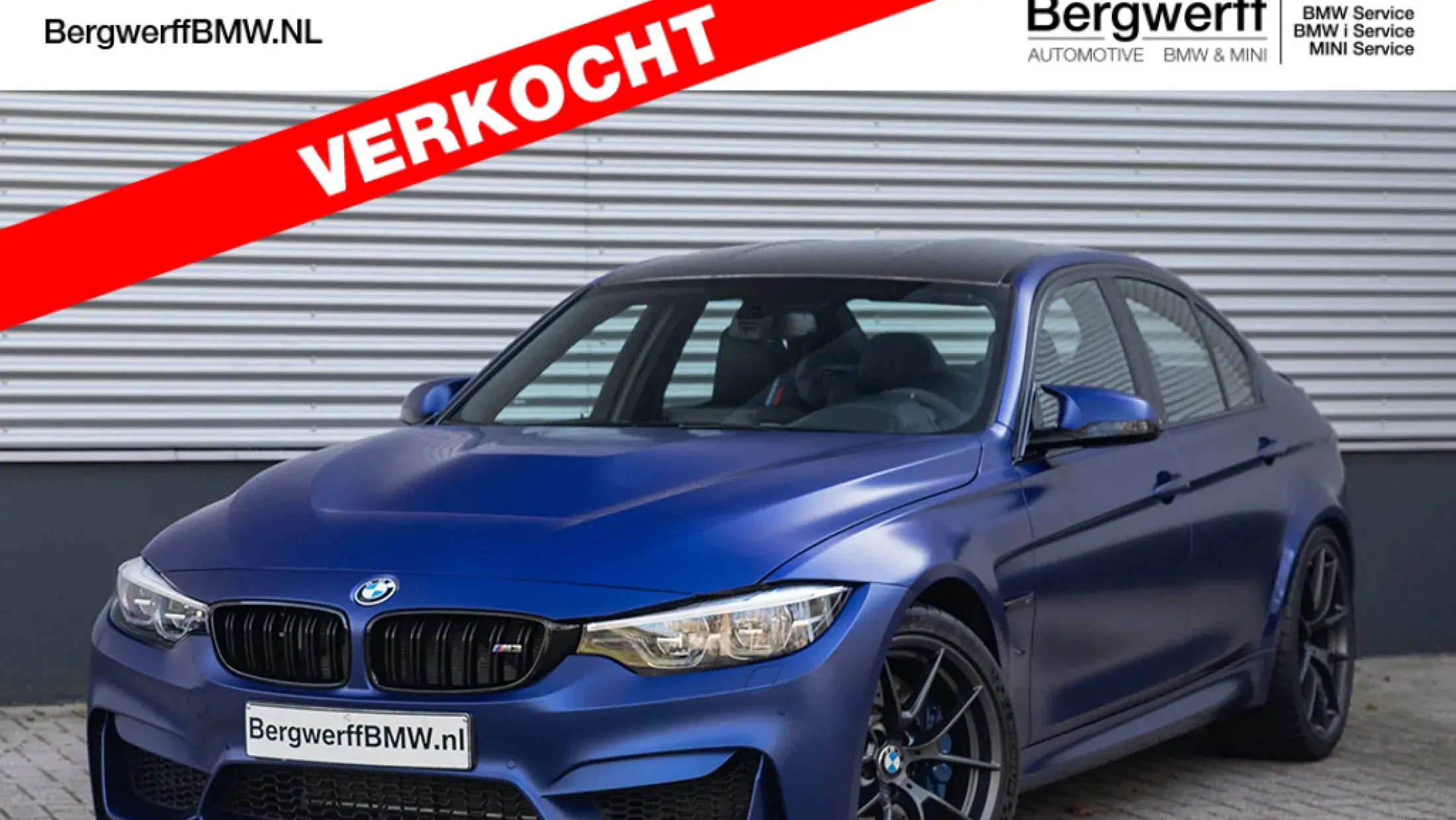 BMW M3 CS Individual Frozen Dark Blue F30 LCI Merino amarobrown Sedan Bergwerff