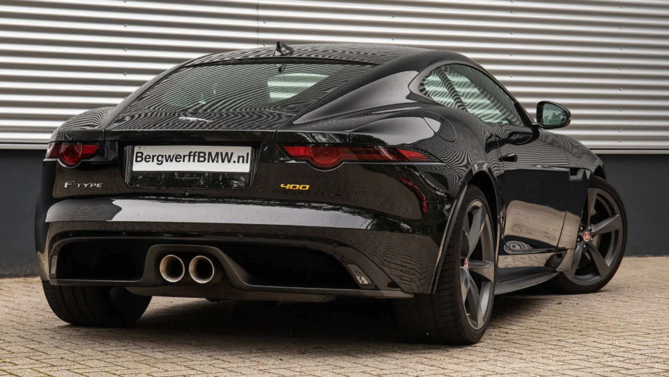 Jaguar F-Type 3.0 V6 RWD 400 Sport Santorini Black Pearl Metallic Bergwerff