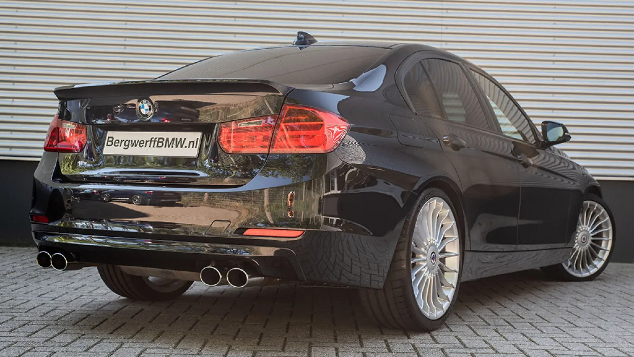 BMW 3-serie ALPINA B3 Bi-Turbo Allrad LAVALINA II Volleder Saphirschwarz F30 Bergwerff