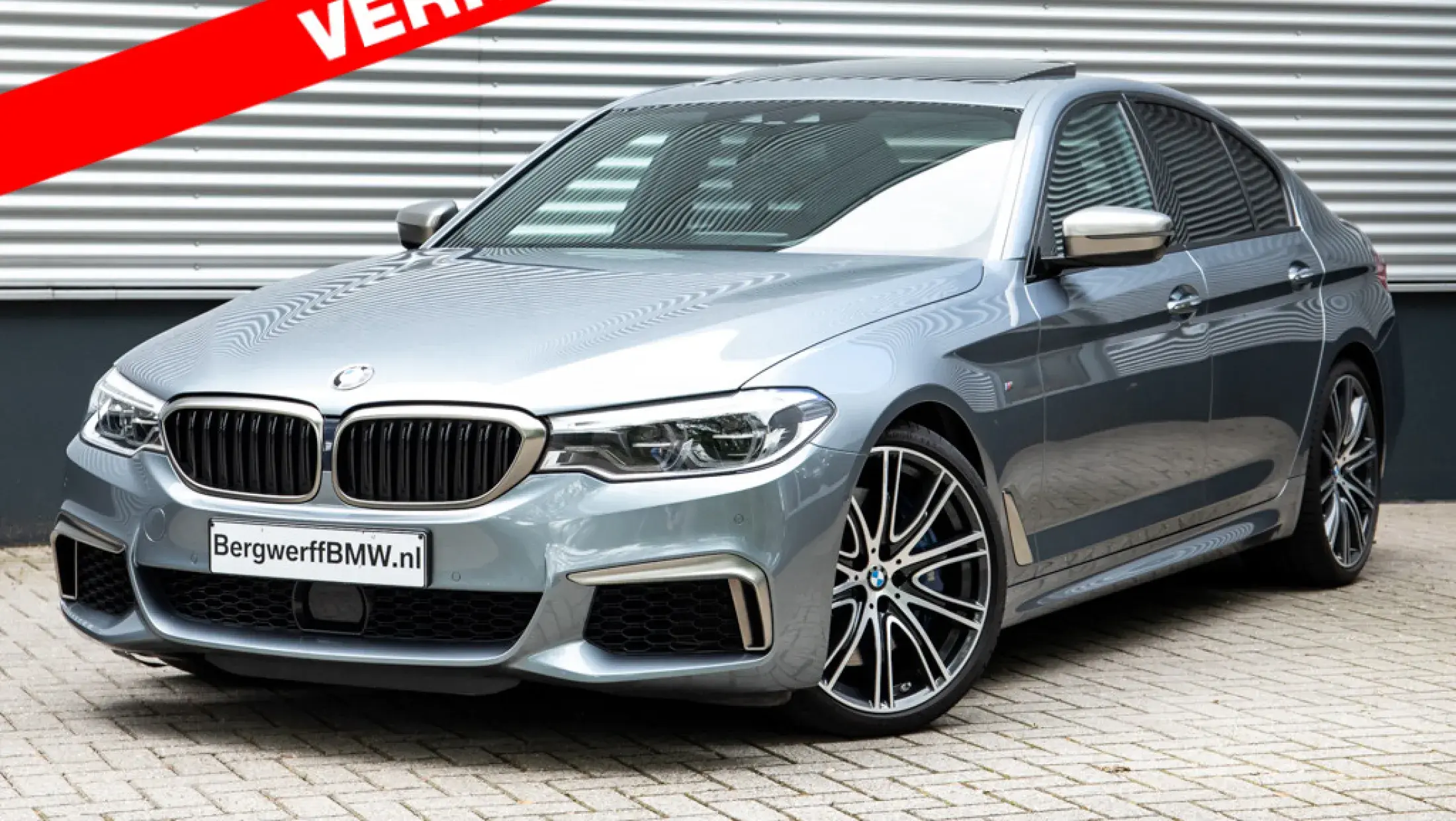 BMW M550i xDrive Bluestone Metallic G30 Bergwerff