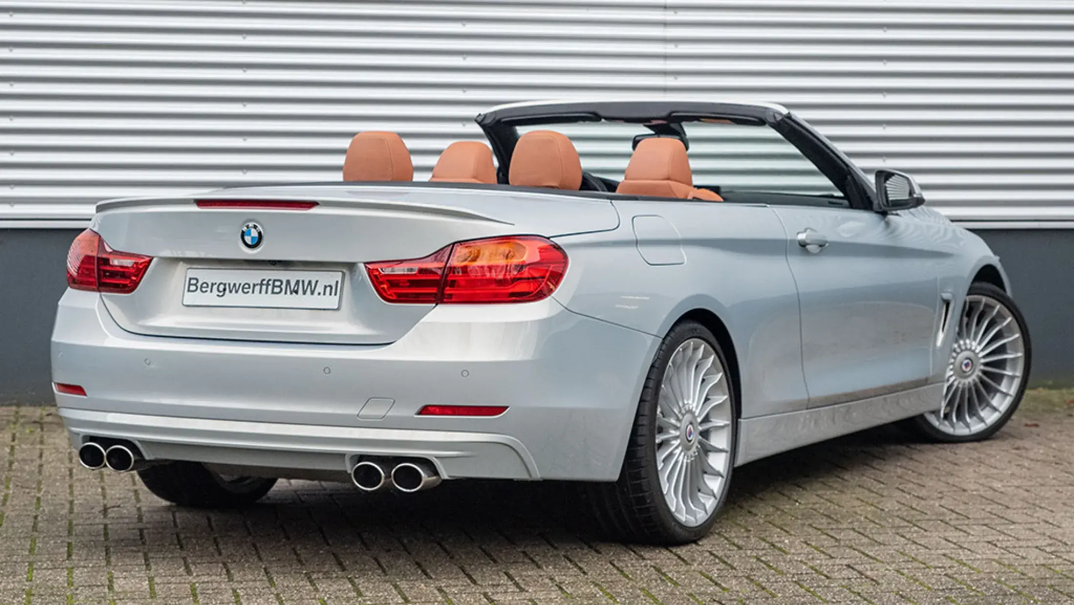 ALPINA B4 Bi-turbo Cabrio Moonstone Pearl Mondstein Lavalina 2 met sperre Bergwerff