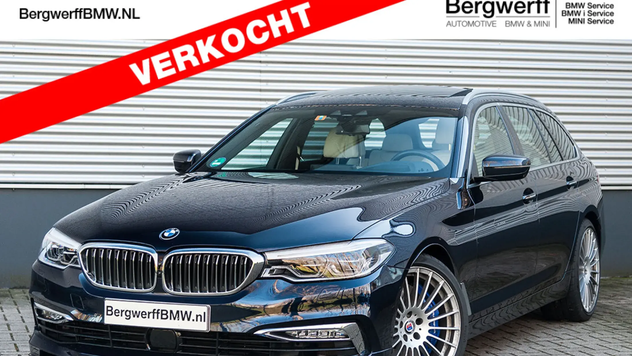 ALPINA B5 Touring Bi-turbo Imperial Blue Pearl Exklusivleder Nappa Elfenbeinwei G31