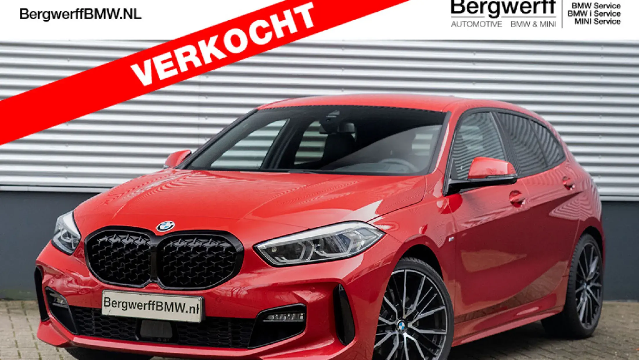 BMW 118i Melbourne Red Pearl Hatchback F40 M Sport Harman Kardon 2019 Bergwerff