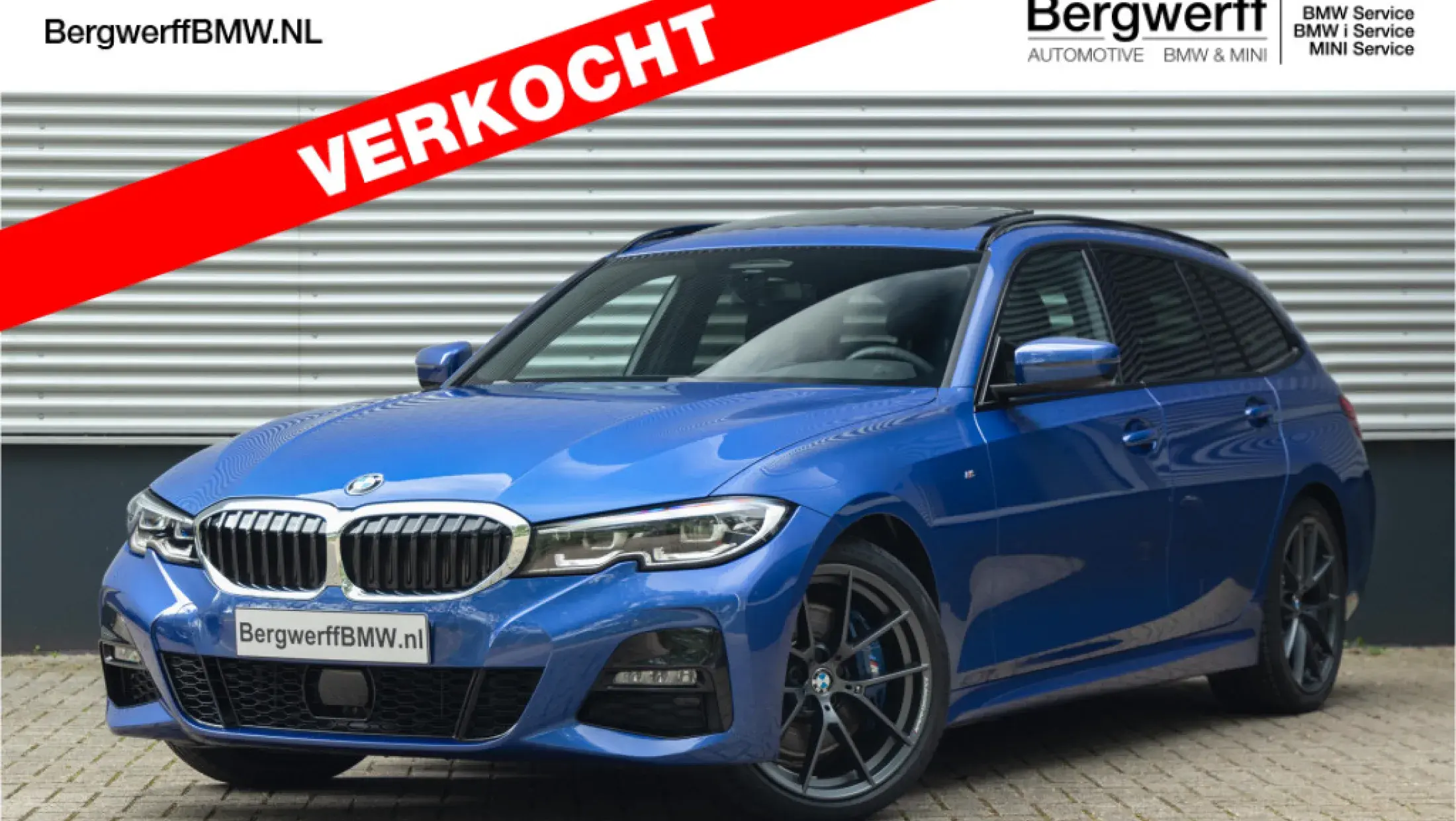 BMW 330i Touring G21 M Sport Portimao Blau Metallic Alcantara Sensatec Schwarz