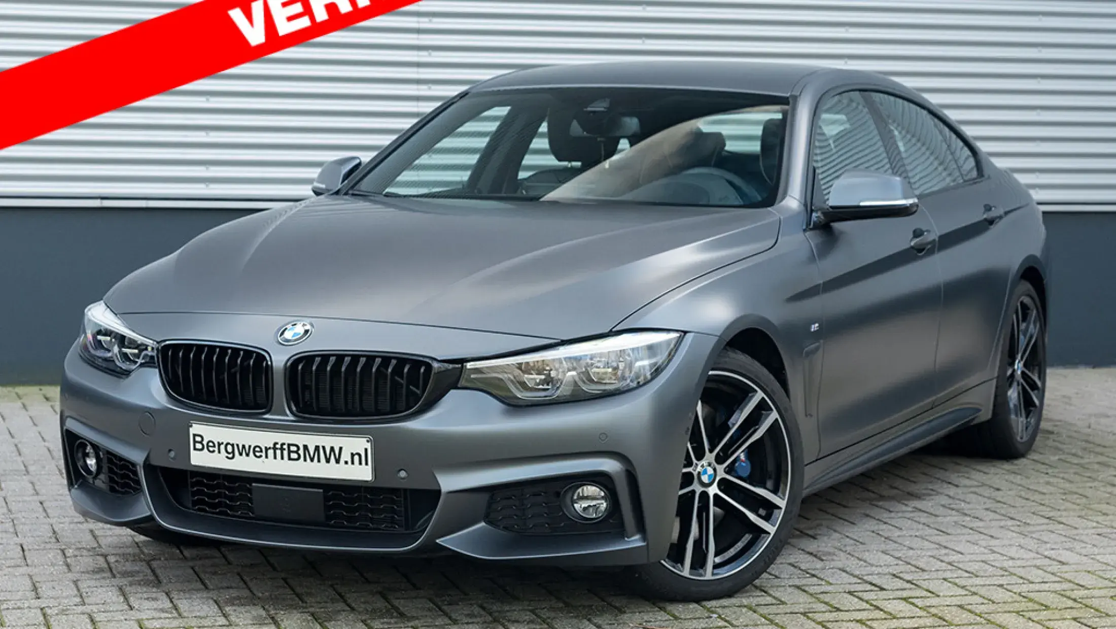 BMW 440i Gran Coupé High Executive M-Sport Frozen Dark Grey Individual F36 Bergwerff