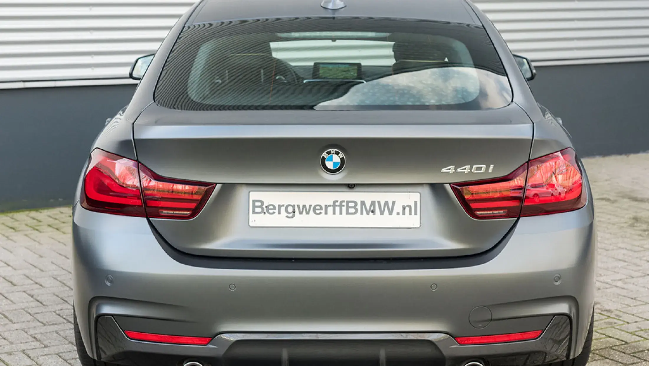 BMW 440i Gran Coupé High Executive M-Sport Frozen Dark Grey Individual F36 Bergwerff