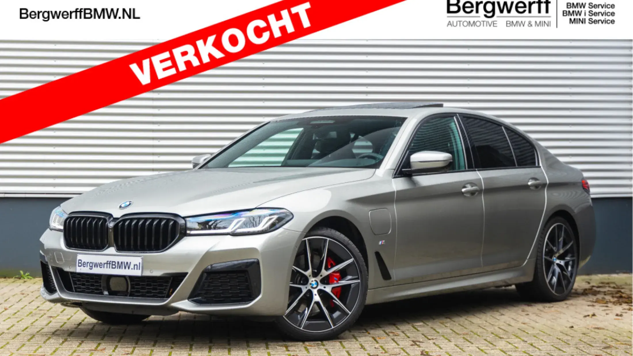 BMW 530e Sedan G30 LCI BMW Individual Donington Grau Leder Dakota Schwarz stiksel Blau Schwarz