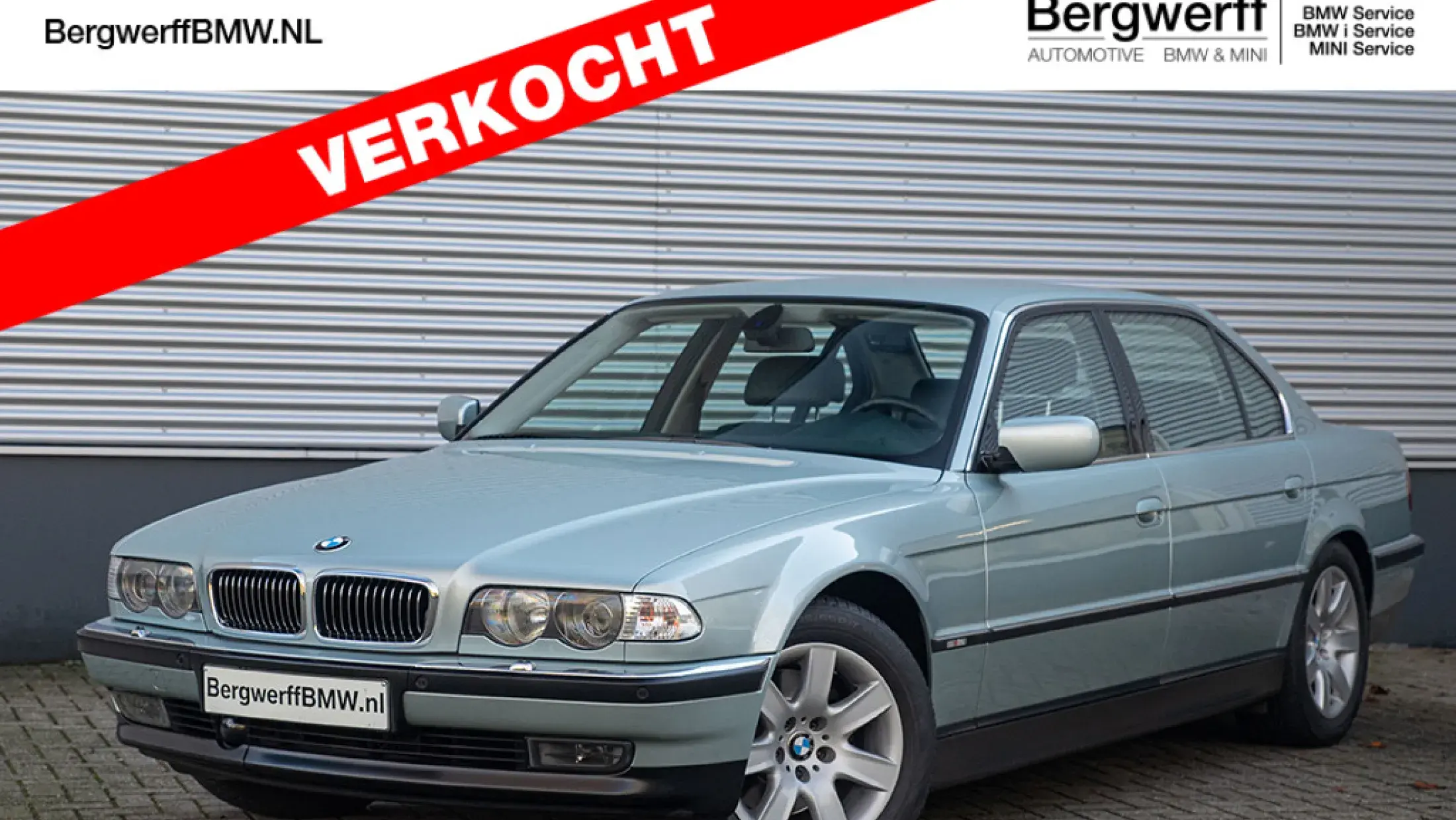 BMW 750iL E38 Glacier Green Metallic Volleder Montana Englischgrun Last of line 2001 Bergwerff