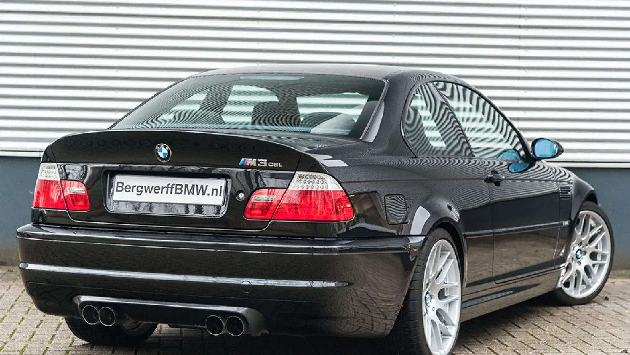 BMW E46 M3 CSL Coupe Saphir Zwart Amaretta reflex pur antrazit 2003 Bergwerff Gorinchem