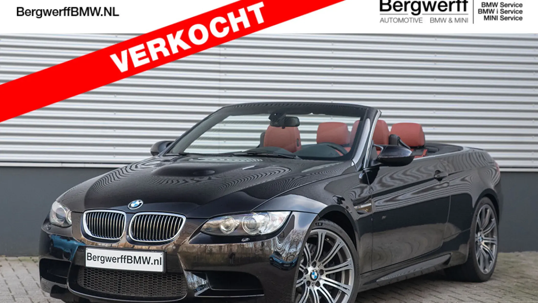 BMW E93 M3 Cabrio Individual Ruby Black Rubinschwarz Metallic Leder Novillo Fuchsrot 2010