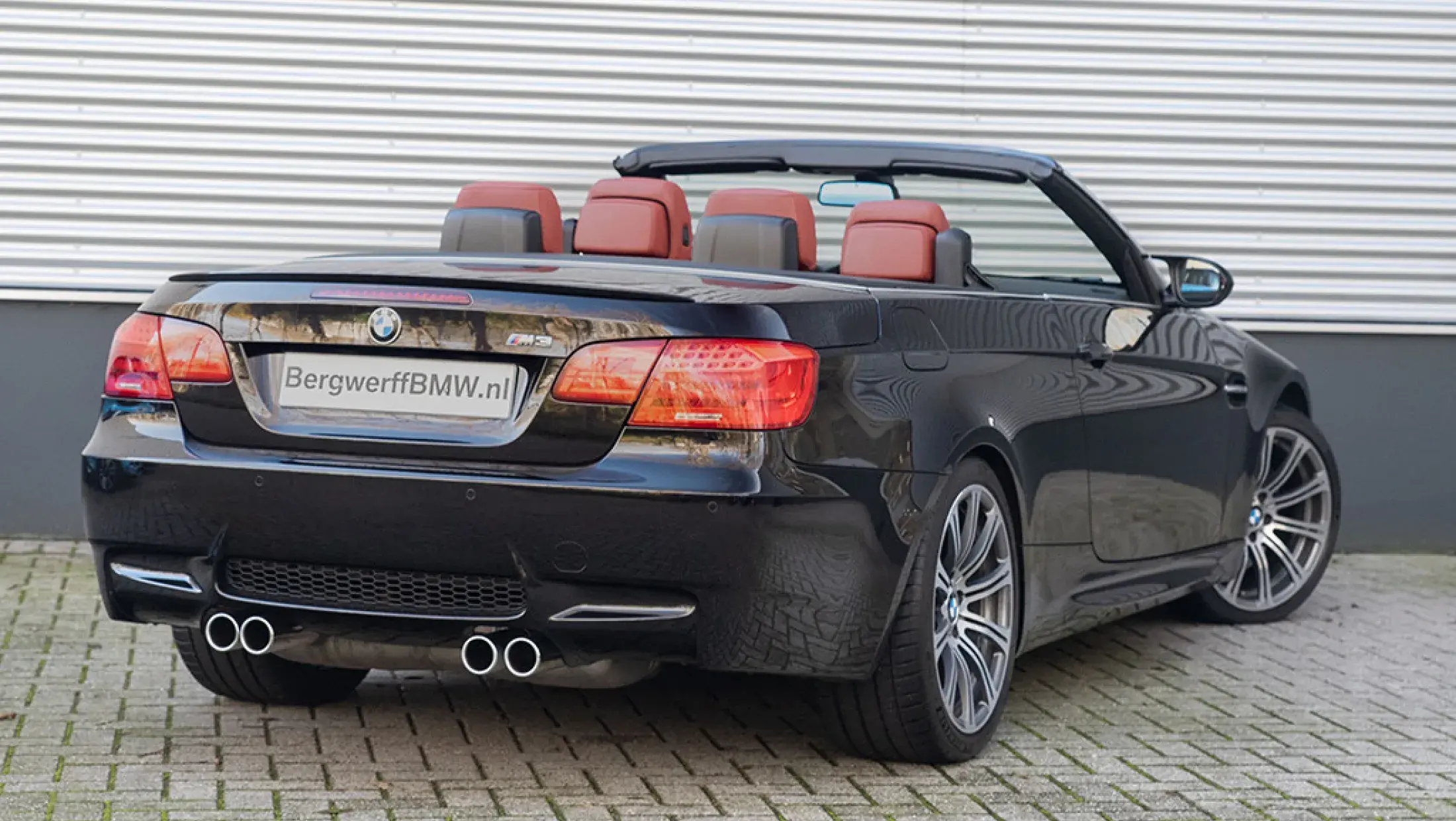 BMW E93 M3 Cabrio Individual Ruby Black Rubinschwarz Metallic Leder Novillo Fuchsrot 2010