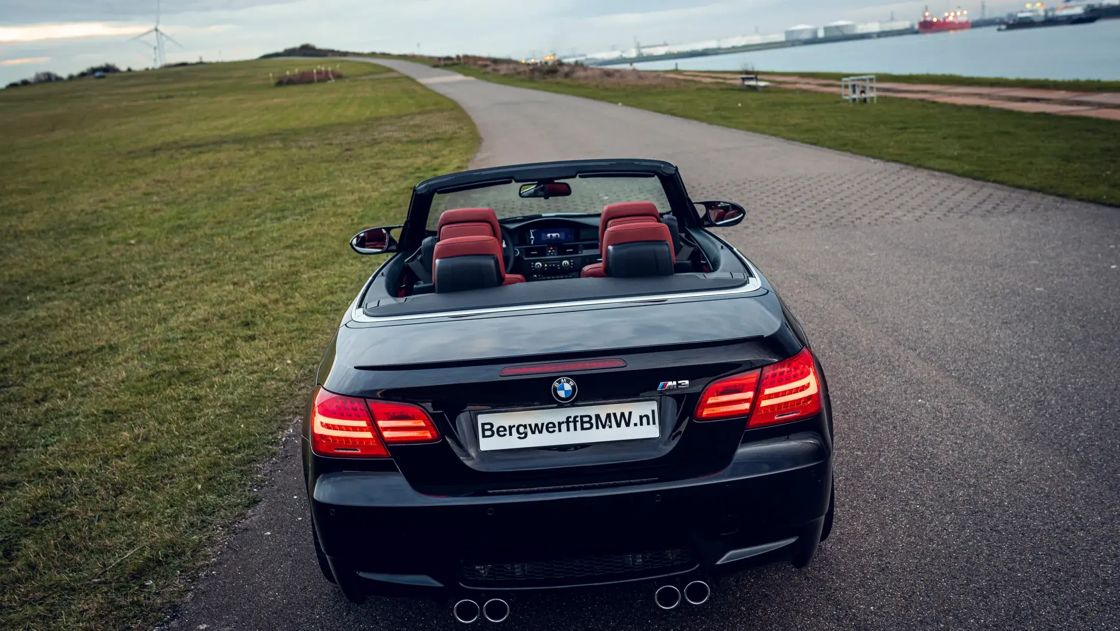 BMW E93 M3 Cabrio Individual Ruby Black Rubinschwarz Metallic Leder Novillo Fuchsrot 2010