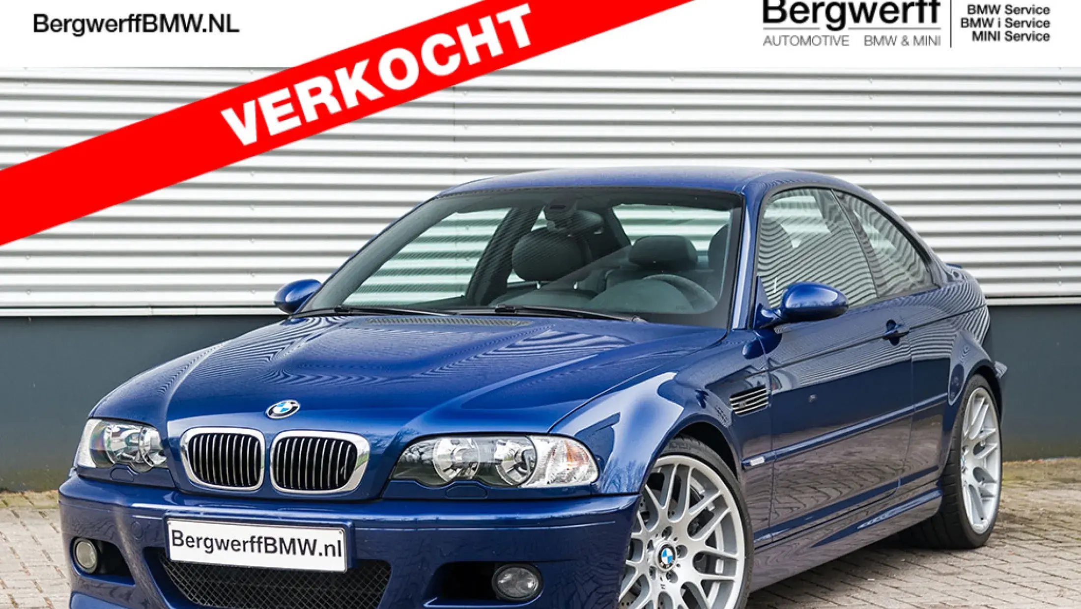 BMW M3 Competition Interlagos Blue pearl manual E46 M3 Coupe Bergwerff