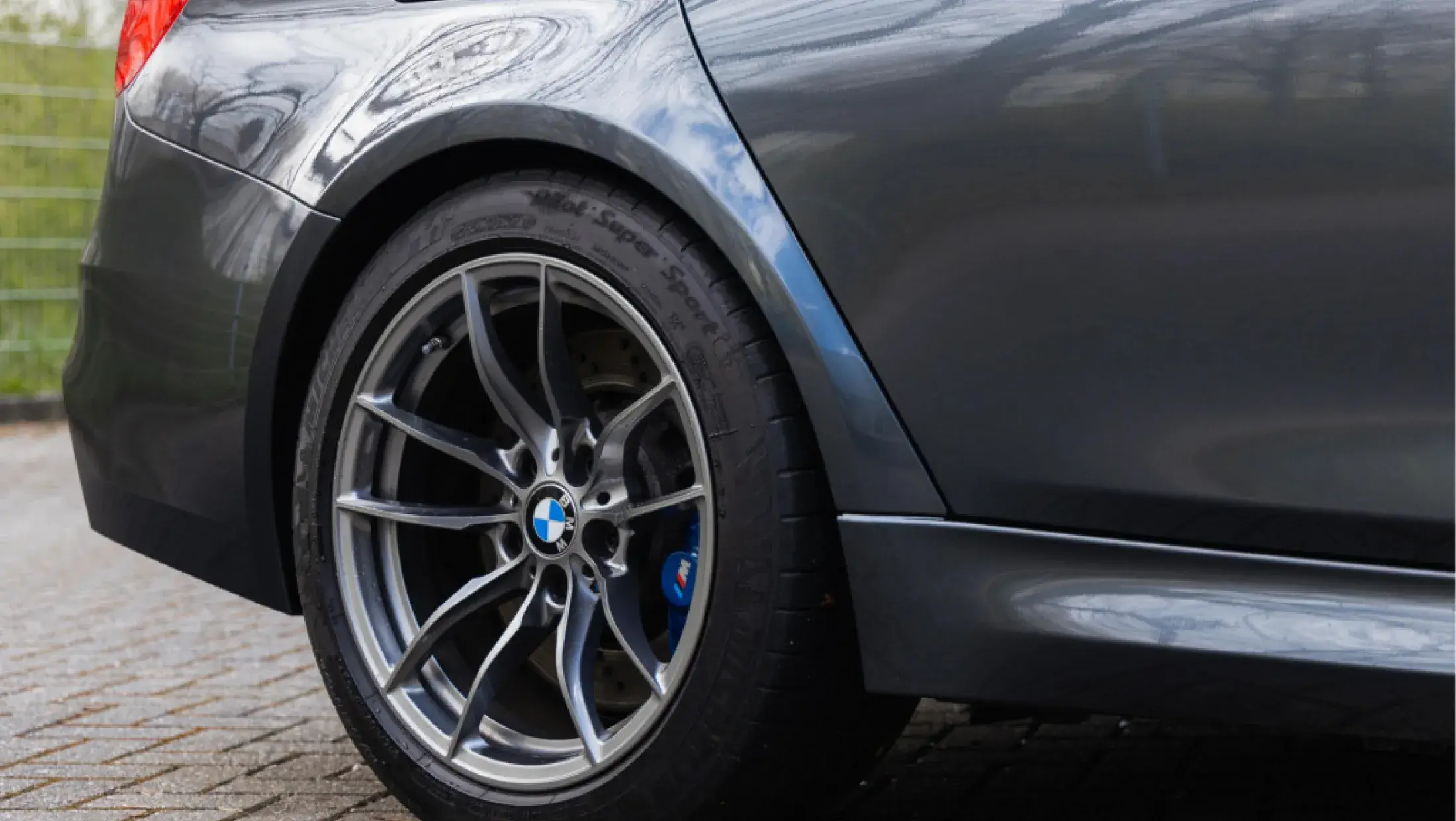 BMW M3 F80 Manual Handgeschakels Mineral Grey Stof-Ledercombinatie Carbon Structure Anthrazit