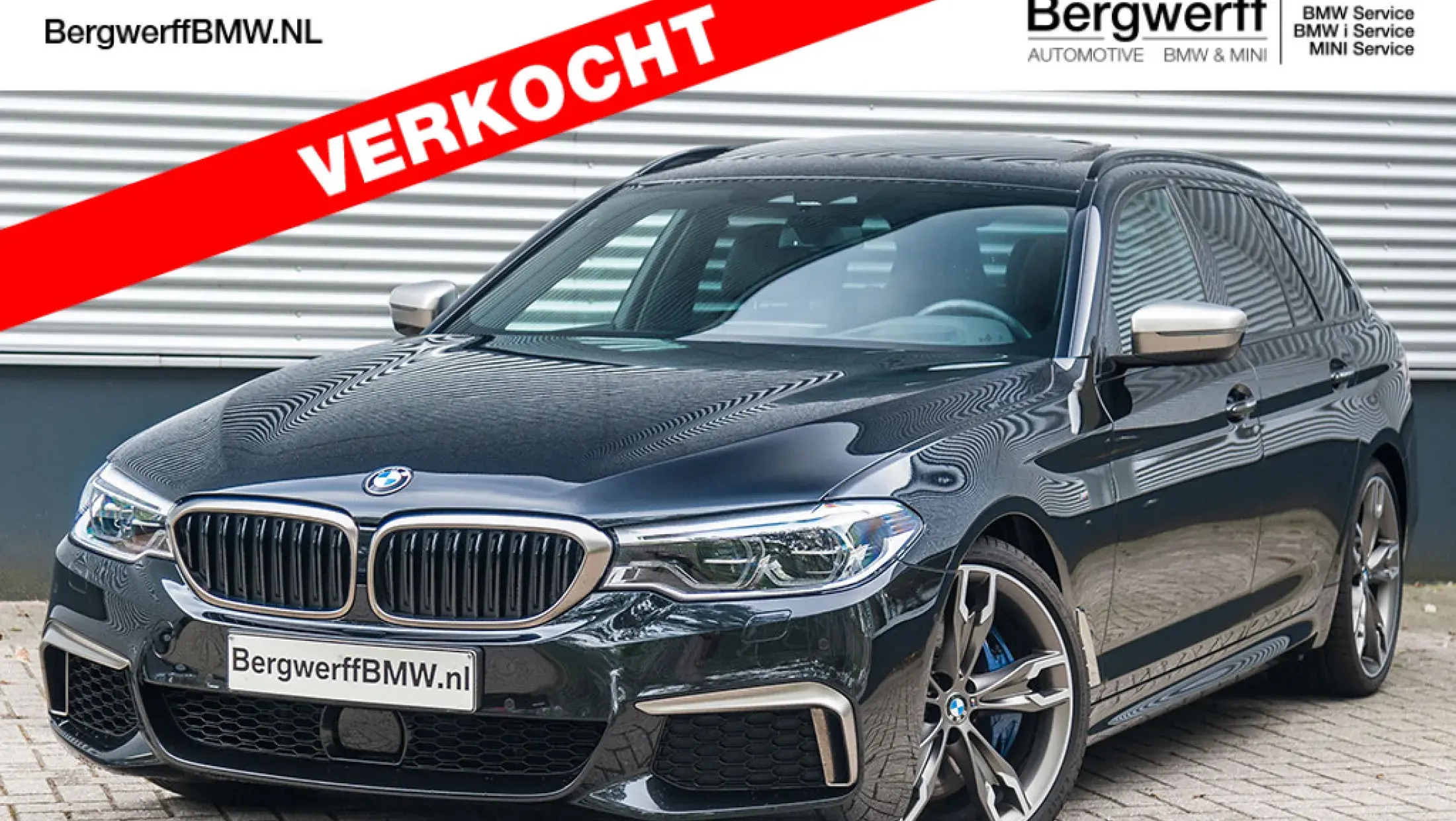 BMW M550d Touring G31 Exklusivleder Nappa Mokka Saphir Zwart 2018 Bergwerff