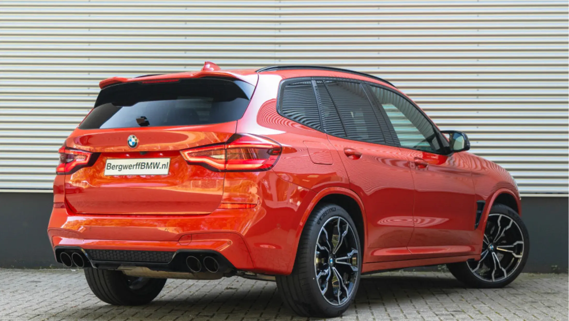 BMW X3 M Competition F97 SUV Toronto Red 2021 Lever merino Schwarz Bergwerff