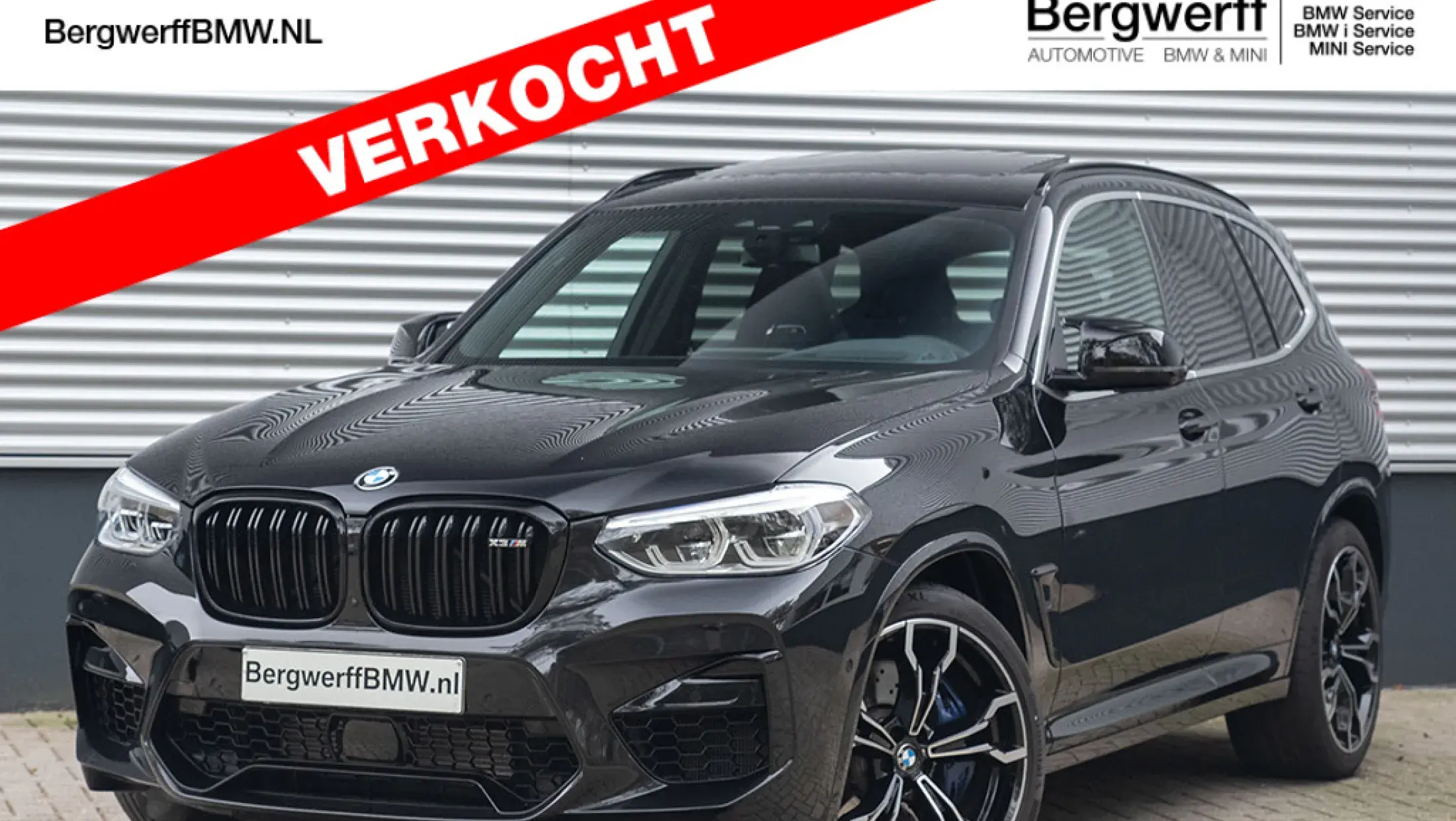 BMW X3 M Competition Saphir zwart SUV F97 Bergwerff