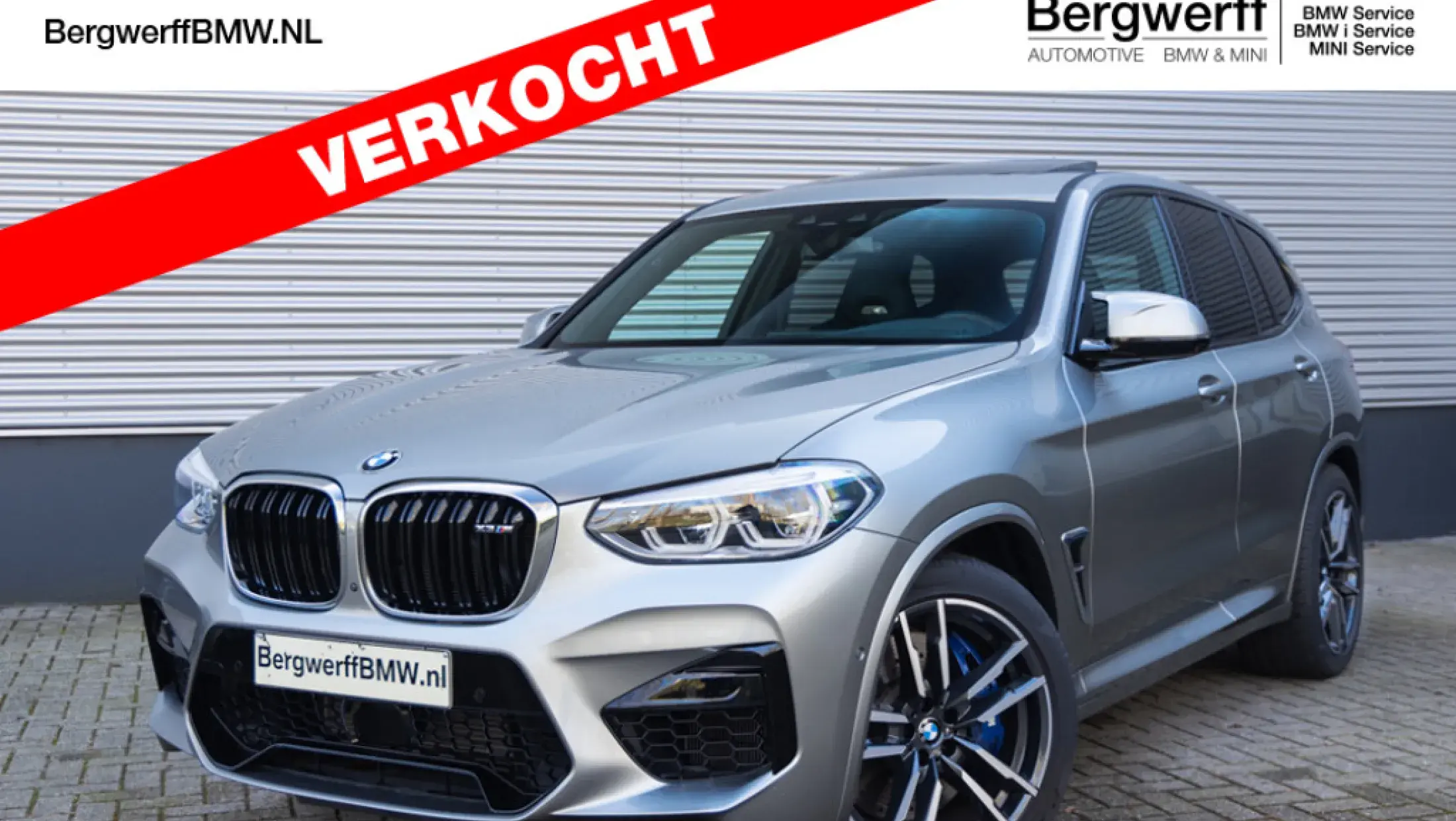 BMW X3 M F97 Donington Grau Merino schwarz Leder SUV 2019 Bergwerff