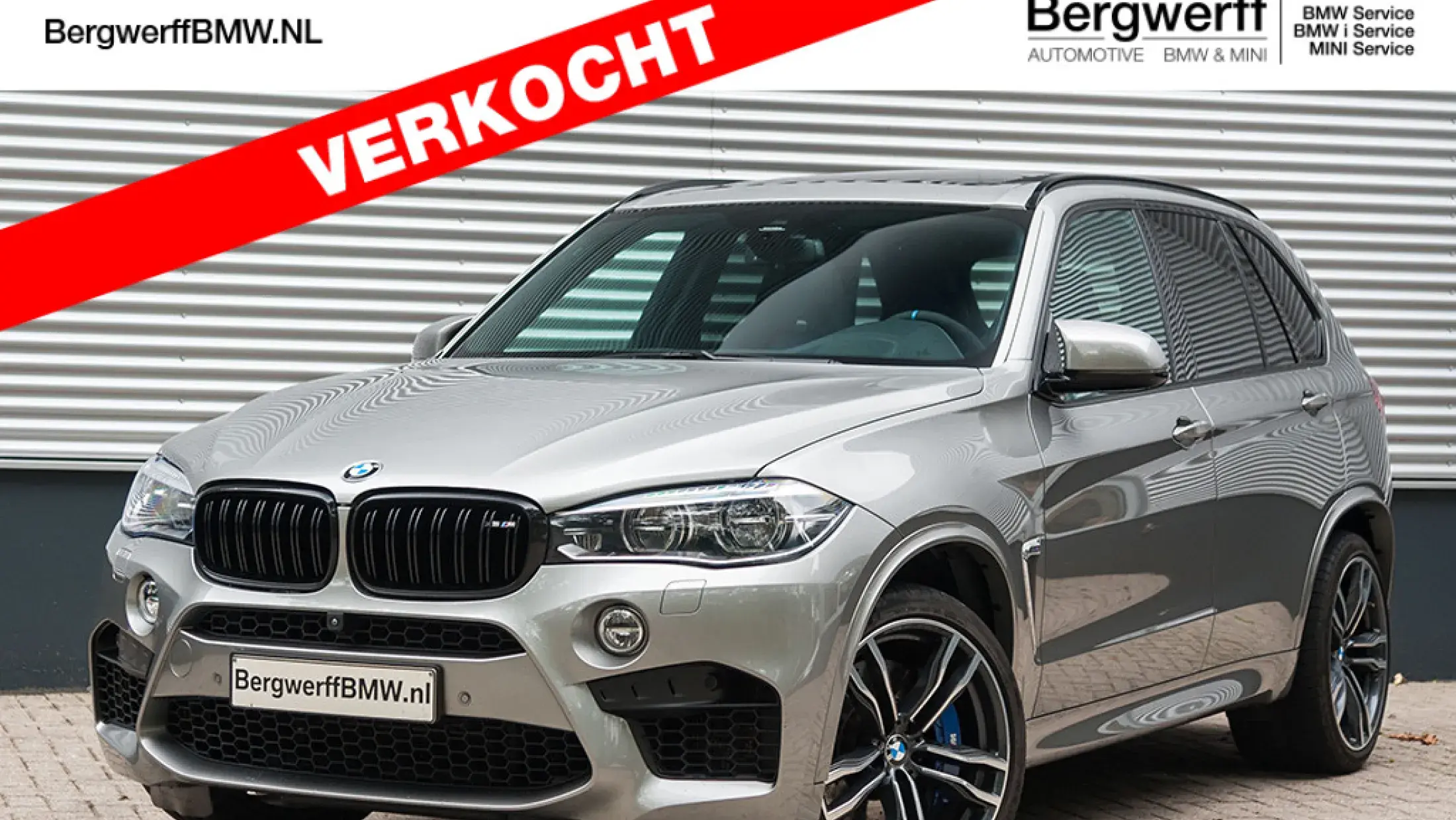 BMW X5 M Donington Grau Metallic Volleder Merino Schwarz F85 2016 SUV Bergwerff