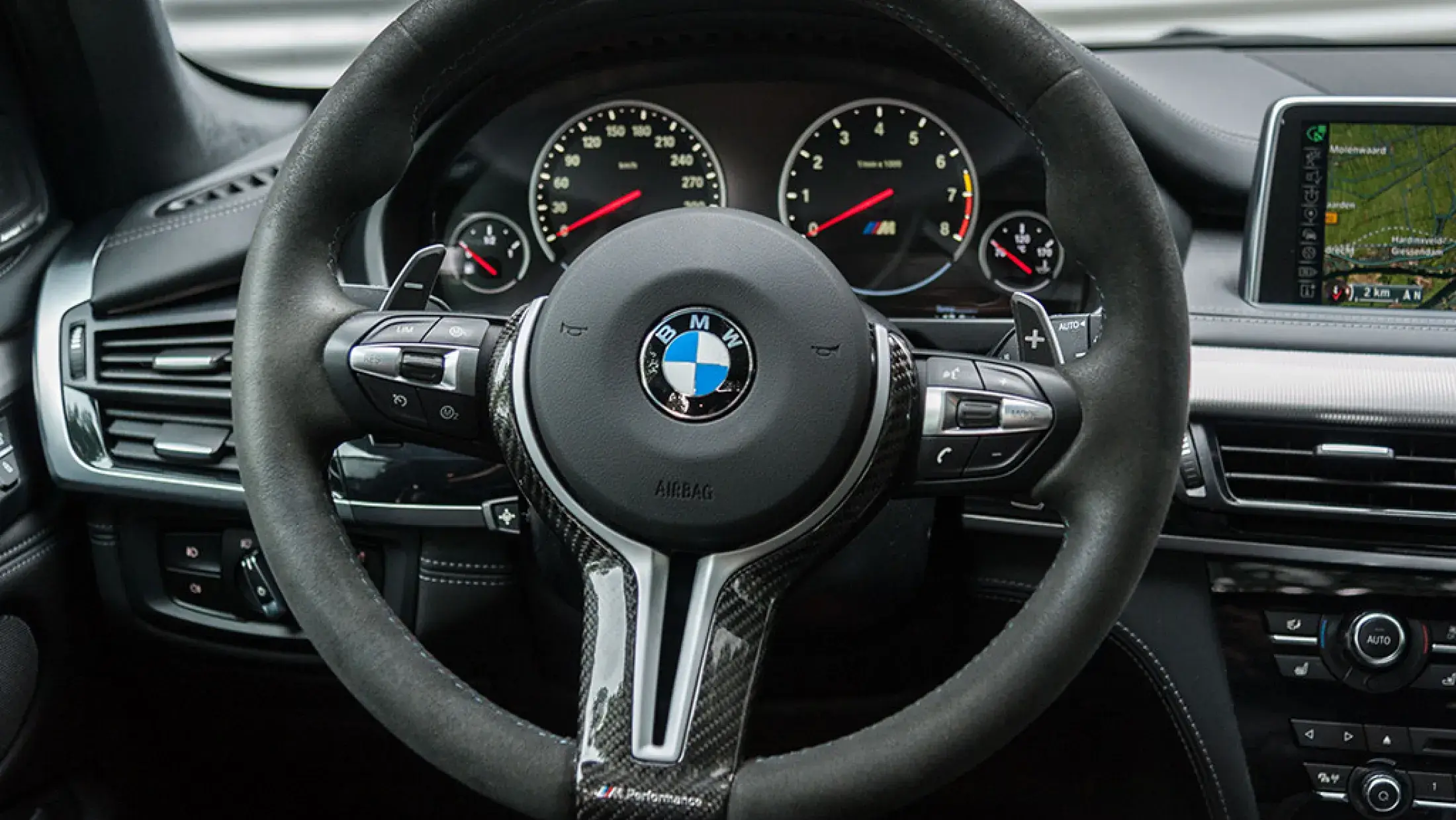 BMW X5 M Donington Grau Metallic Volleder Merino Schwarz F85 2016 SUV Bergwerff