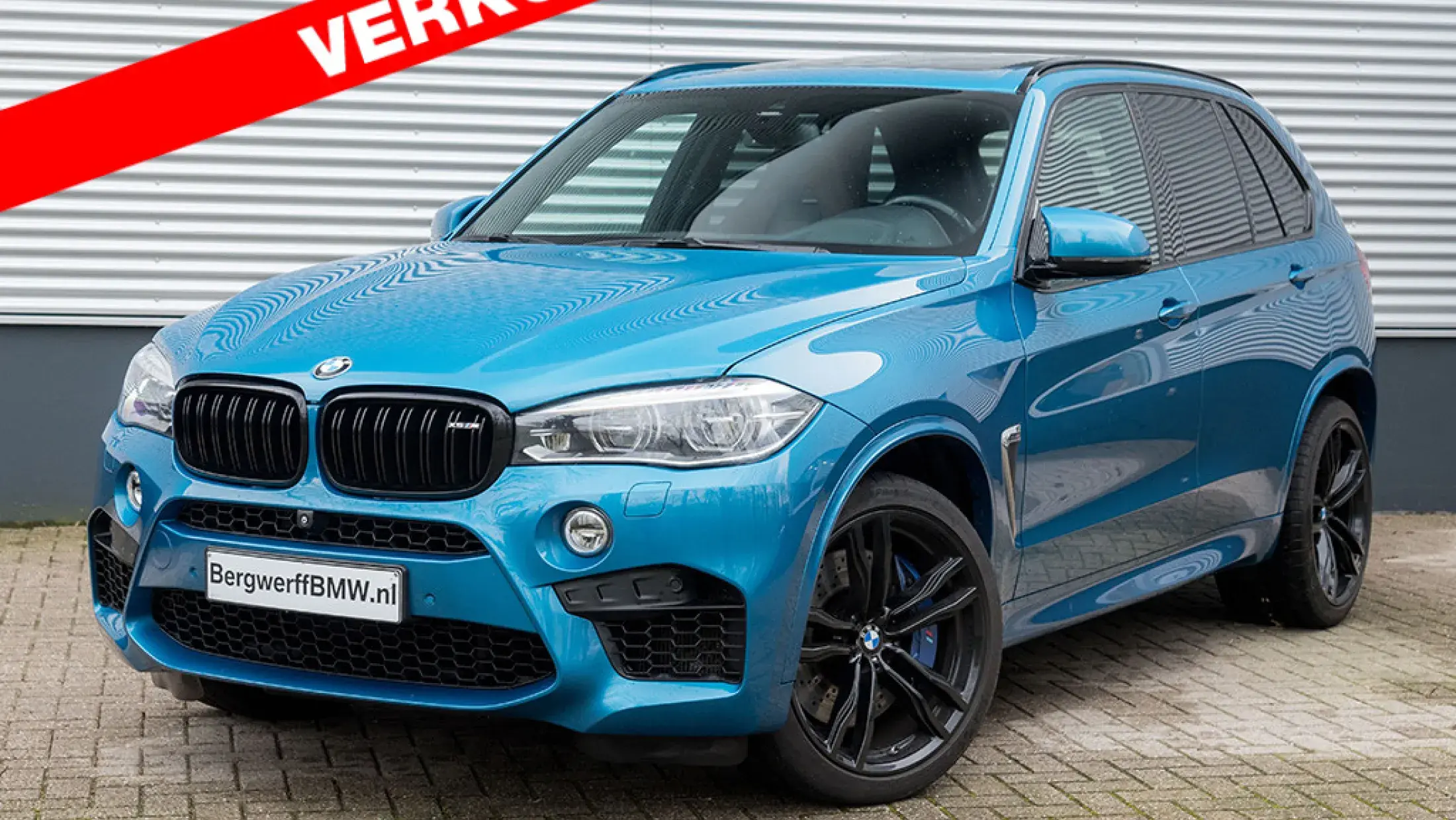 BMW X5 M Invididual Volleder Merino Long Beach Blue F85 Bergwerff