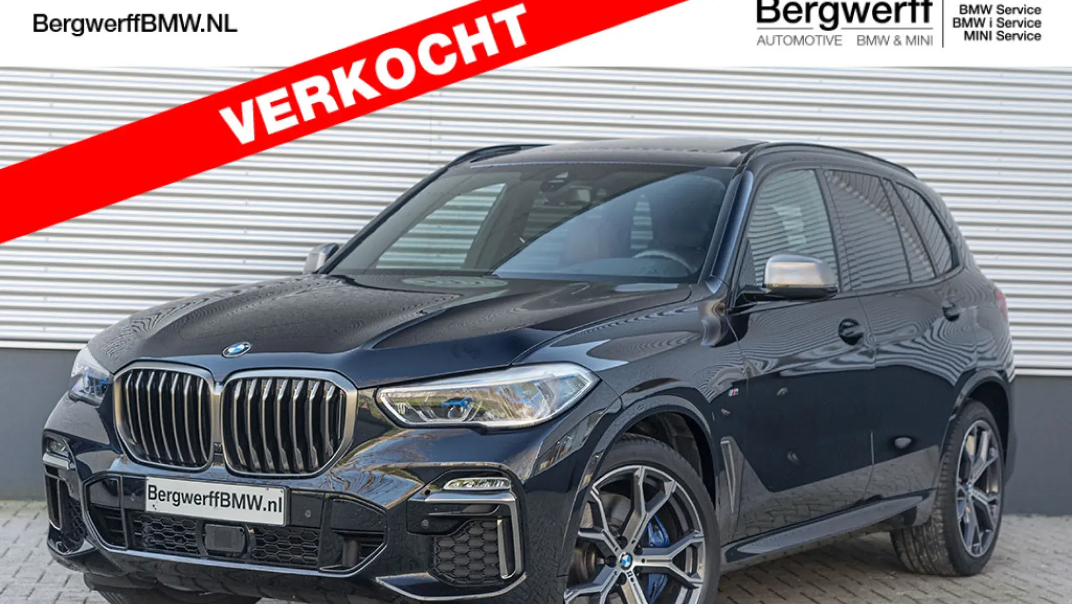 BMW X5 M50d Carbon Black Metallic SUV G05 Leder Vernasca design Coffee 2019 Bergwerff