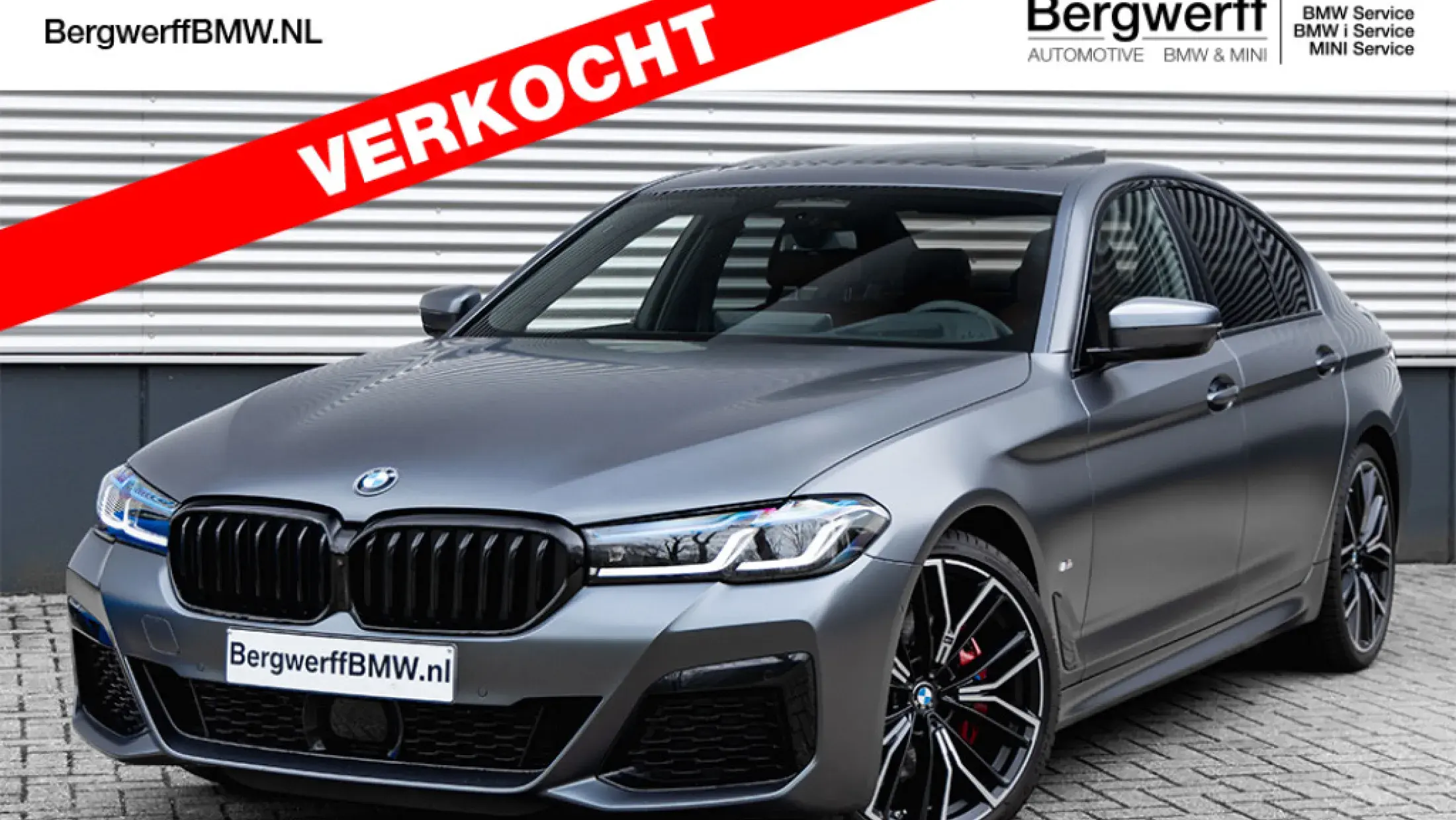 BWM 530i Sedan G30 LCI BMW Individual Frozen Dark Grey BMW Individual vollederen bekleding Tartufo