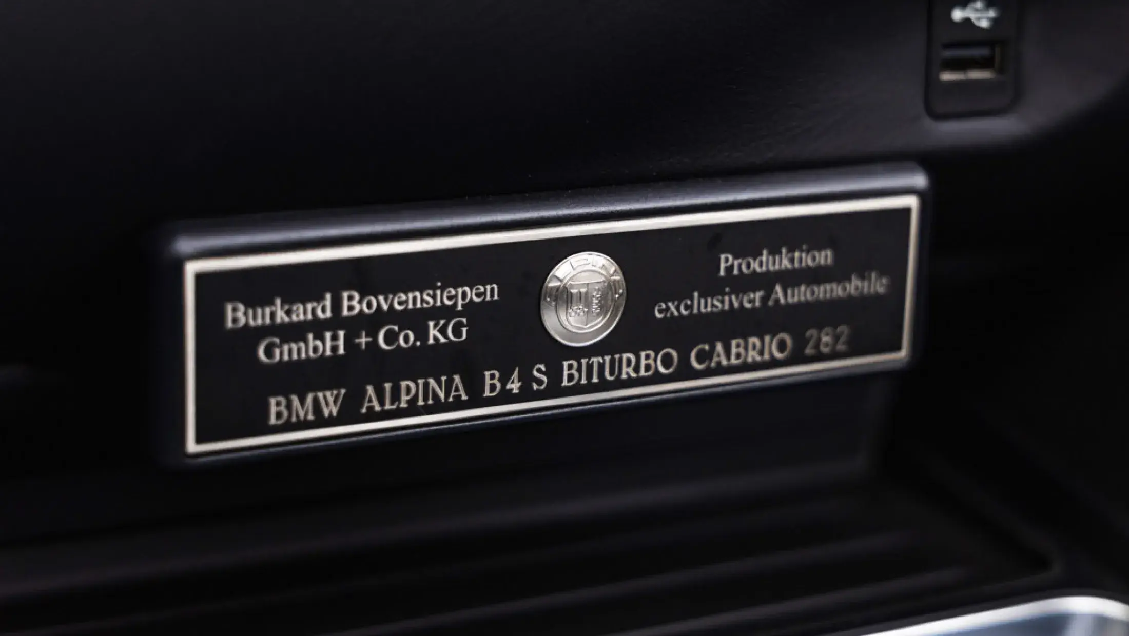 ALPINA B4 S Cabrio Bi-Turbo BMW Individual leder Schwarz F33 Mineralweiss Metallic