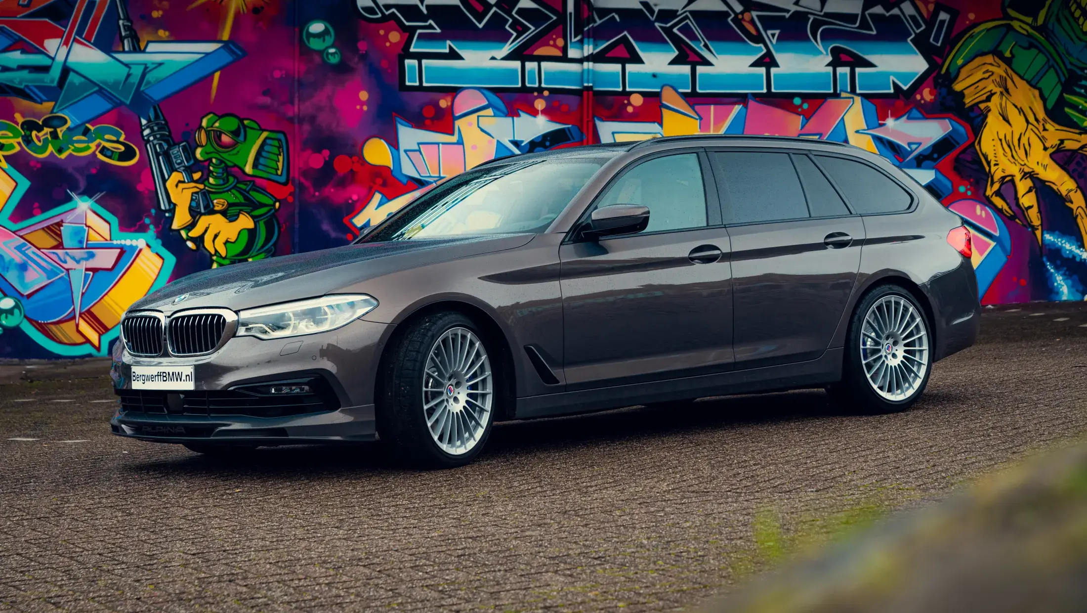 ALPINA B5 Touring Bi-Turbo G31 Alvit Grau metallic BMW Individual Exklusivleder Nappa Schwarz Bergwerff