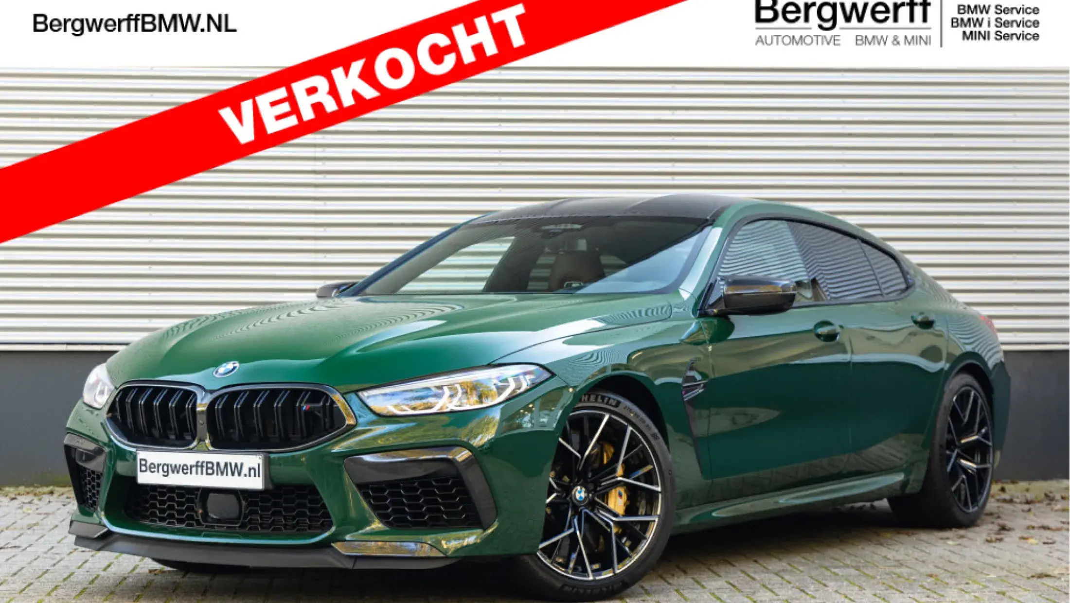 BMW M8 Competition Gran Coupe BMW Individual Irish Green F93 Volleder Merino Taruma Braun