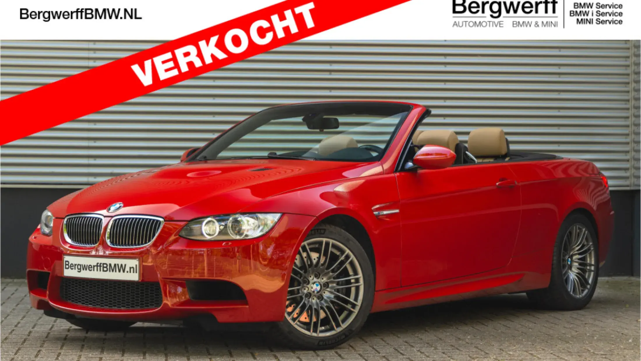 BMW E93 M3 Cabrio Melbourne Red Pearl Leder Novillo Bambusbeige Classic