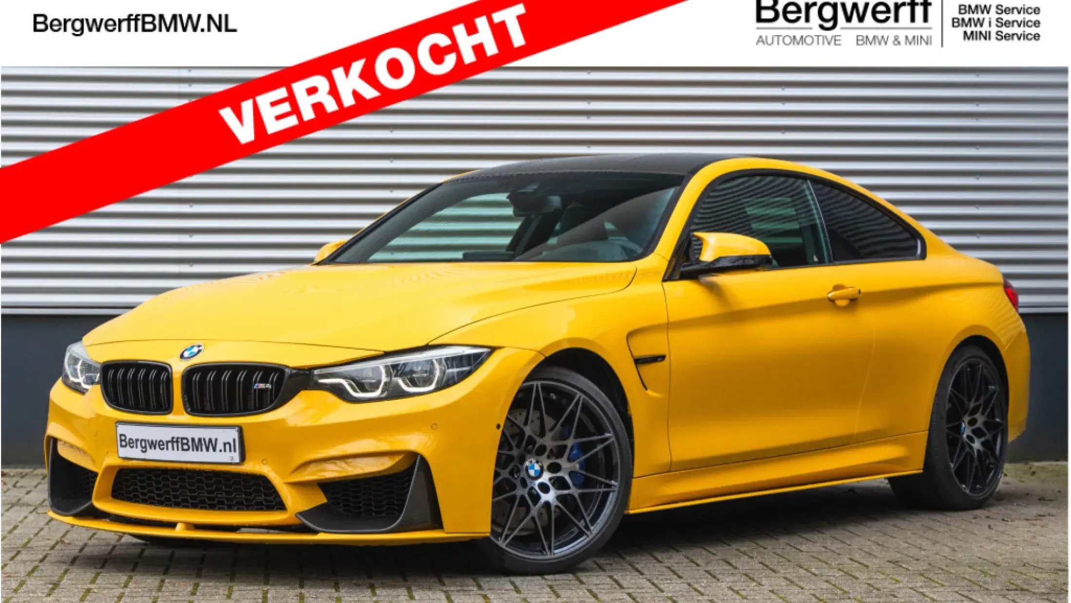 BMW 4-serie Coupé M4 Competition - Individual Speed Yellow 1