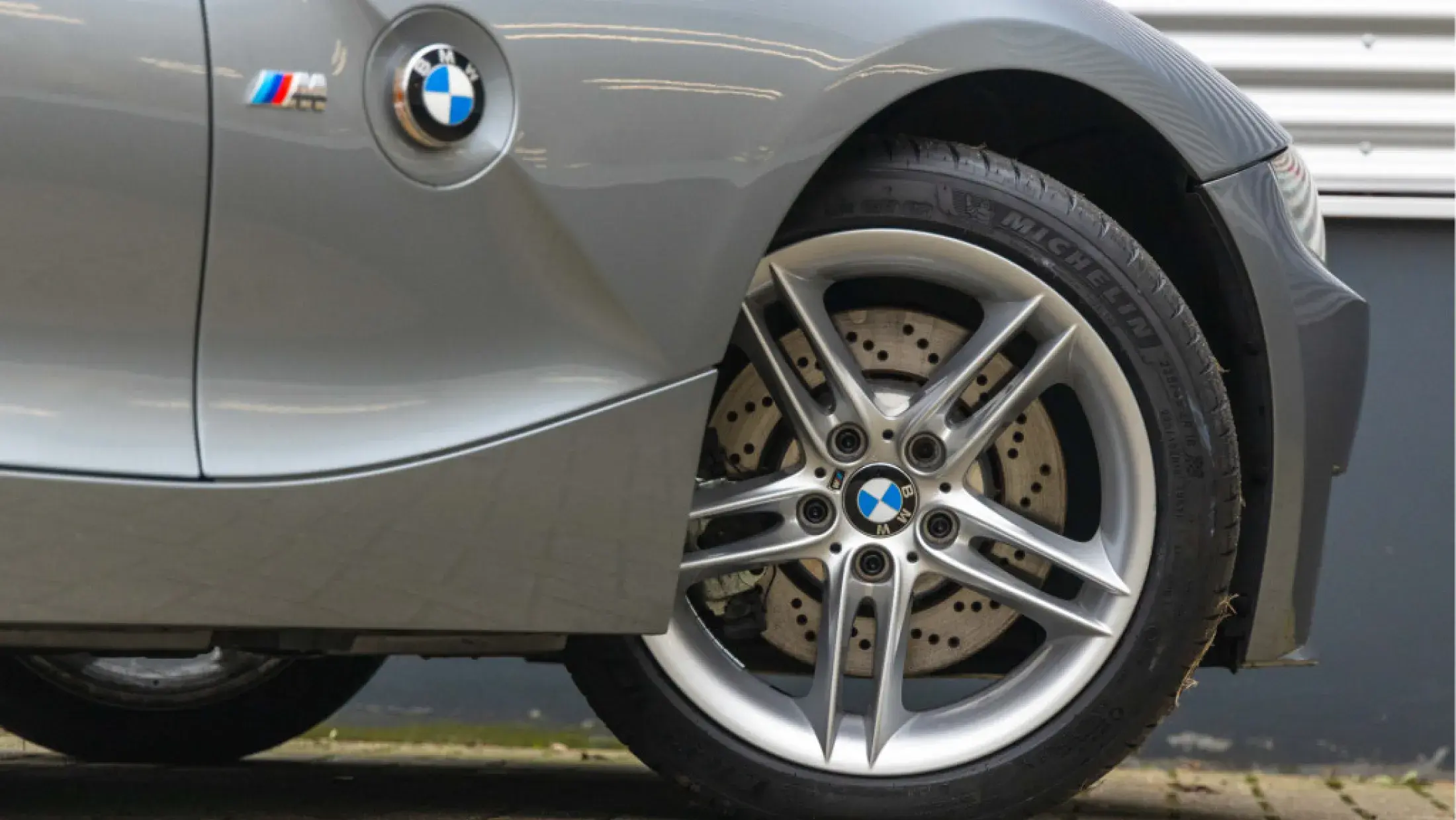 BMW Z4 M Coupé 3.2 E86 Leder Walknappa Sepang Bronze hell Silver Grey Metallic Handgeschakeld
