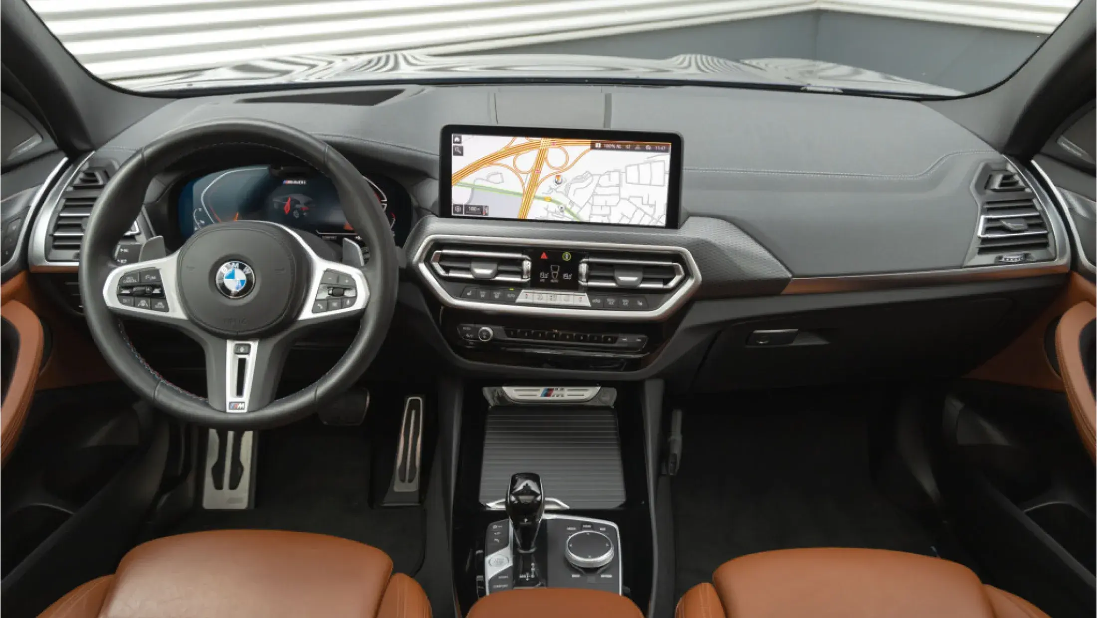 BMW X3 M40i xDrive LCI Individual Tansanit metallic BMW Individual uitgebreid lederen bekleding Tartufo G01