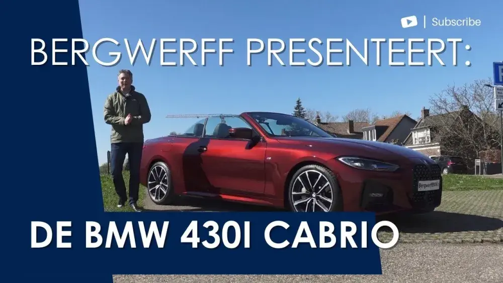 De BMW 430i Cabrio 