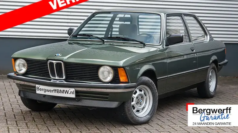 BMW E21 315 Oldtimer Handgeschakeld Zypressen Grün Metallic 1982 Bergwerff Classic