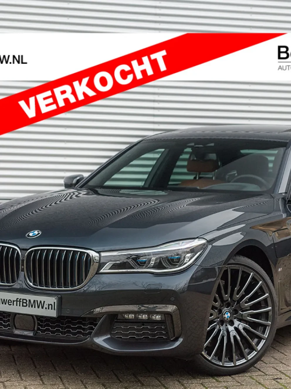 BMW 740e High Executive M-Sport Singapur Grau Nappa Cognac G11 Bergwerff