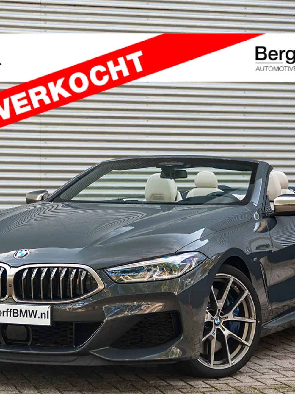 BMW M850i xDrive Dravit Grau Metallic Individual Merino leder G14 Cabrio