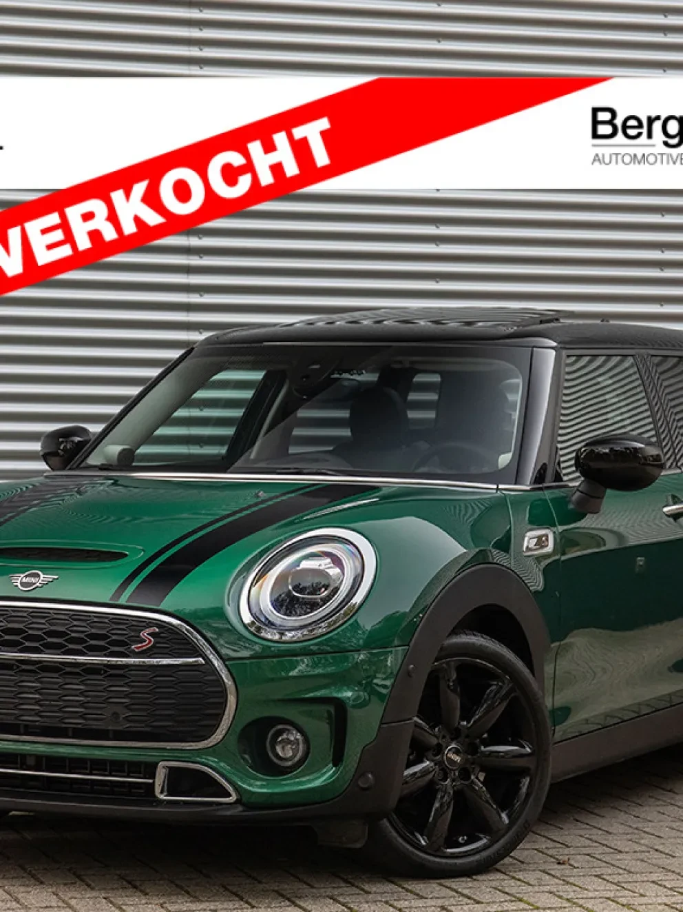 MINI Clubman Cooper S 2.0 F54 Britisch Racing Green Black Pearl Carbon Black Bergwerff