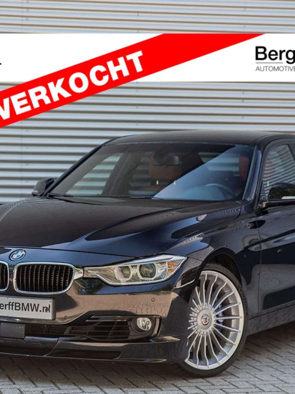 BMW 3-serie ALPINA B3 Bi-Turbo Allrad LAVALINA II Volleder Saphirschwarz F30 Bergwerff