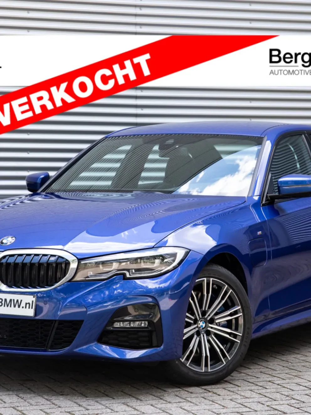 BMW 330e High Executive M-Sport Portimao Blau G20 Bergwerff