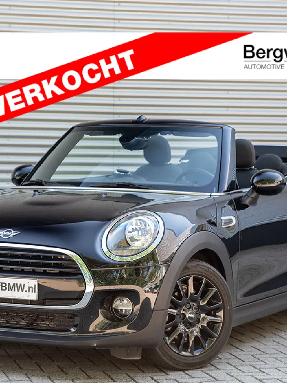 MINI Cooper Cabrio 1.5 Pepper Midnight Black F57 Bergwerff
