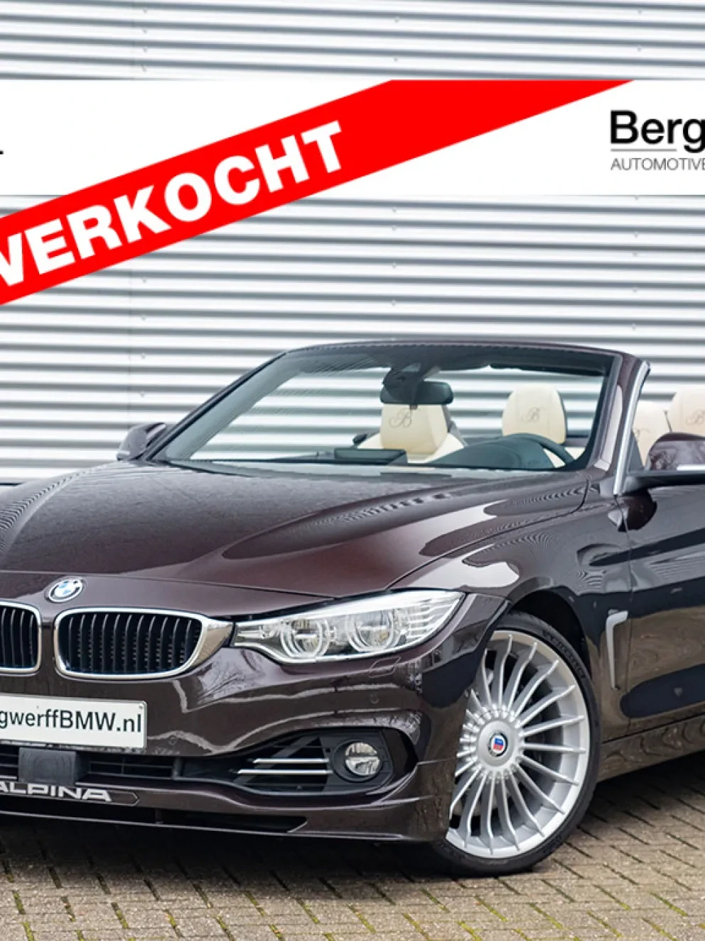 ALPINA B4 Bi-Turbo lavalina 2 Sperre Cabrio Sparkling Brown Pearl Metallic F33 Bergwerff